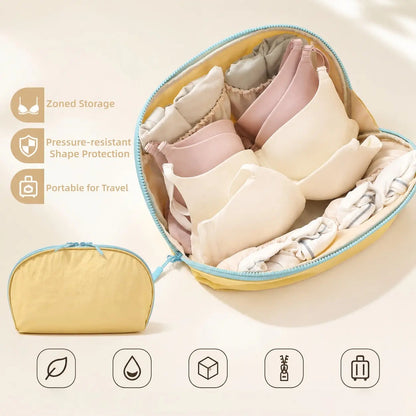 3-in-1 Travel Underwear Storage Bag | Bra Panties Socks Organizer Pouch 🧳