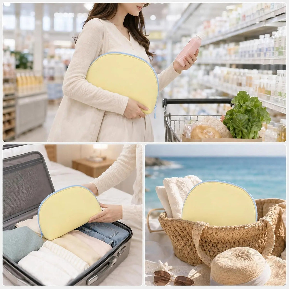 3-in-1 Travel Underwear Storage Bag | Bra Panties Socks Organizer Pouch 🧳