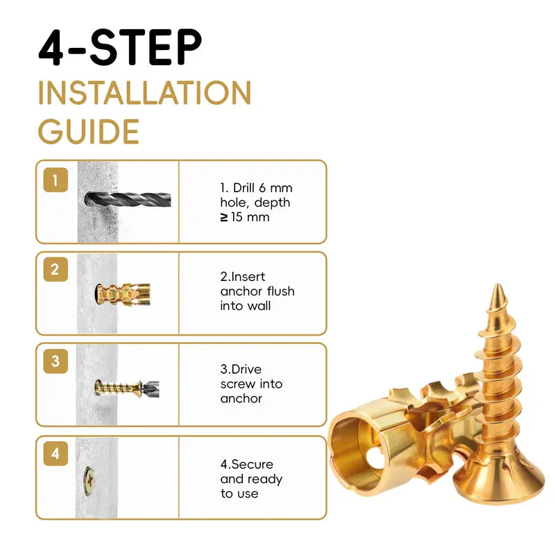 🔥 LAST DAY SALE! 6×14mm Door Hinge Repair Screws – Cabinet & Furniture Fixer